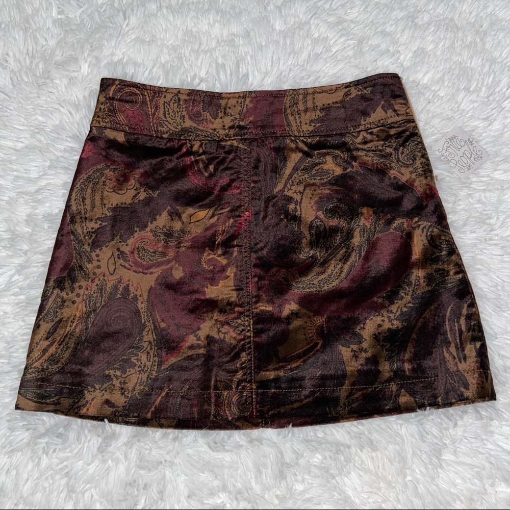 Free People Mixed Design Skirt